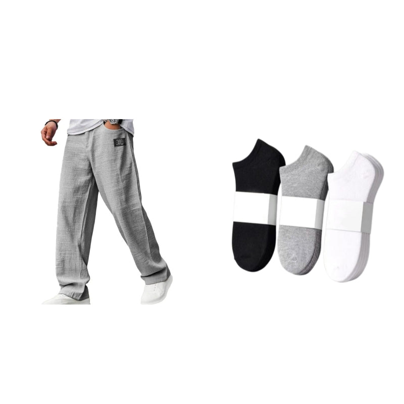 🌞Frühlingserwachen: 50% Rabatt!☁️Sommer-Essential: Atmungsaktive Baumwoll-Leinen-Hose für Herren – Maximaler Komfort & Stil