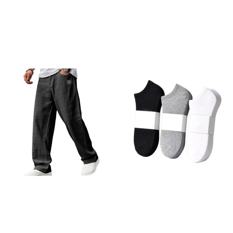 🌞Frühlingserwachen: 50% Rabatt!☁️Sommer-Essential: Atmungsaktive Baumwoll-Leinen-Hose für Herren – Maximaler Komfort & Stil