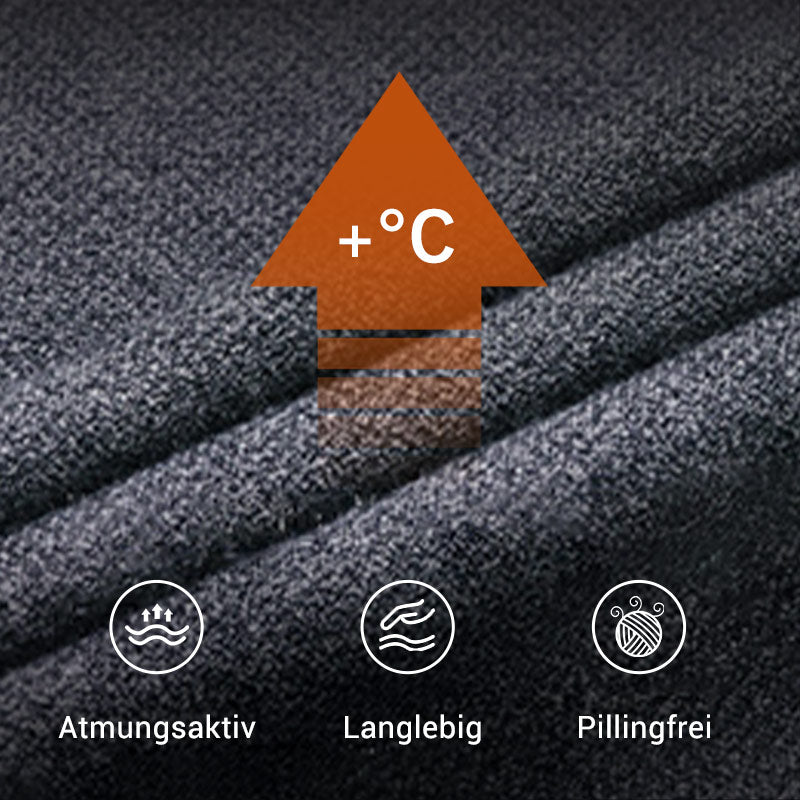 Herren Fake Zweiteiler mit Revers Langarm Oberteile