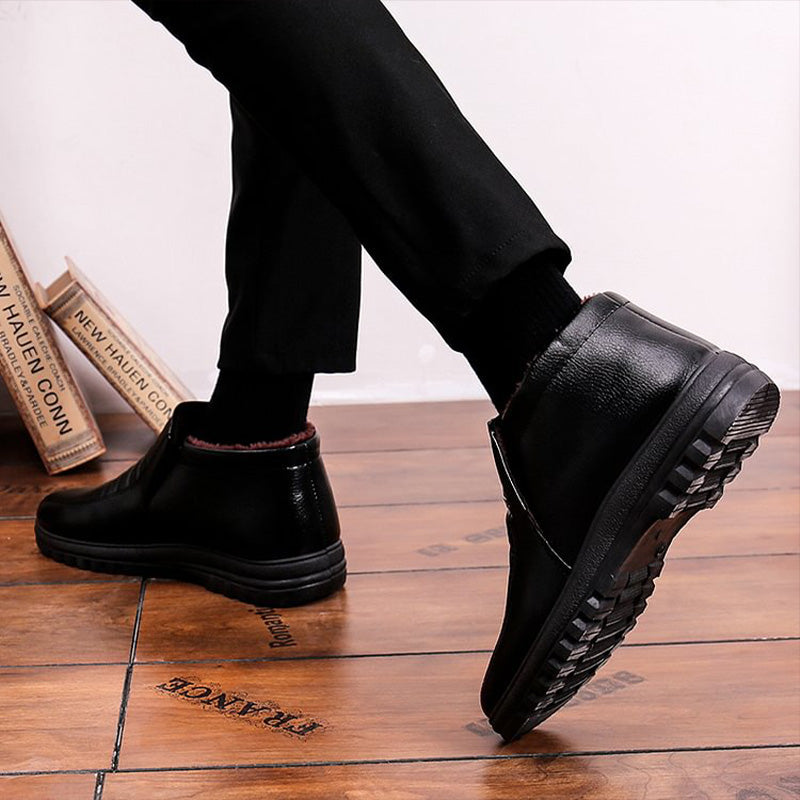 🎁[Bestes Geschenk für Ihn] Bequeme Plüsch gefütterte warme Schneestiefel für Männer