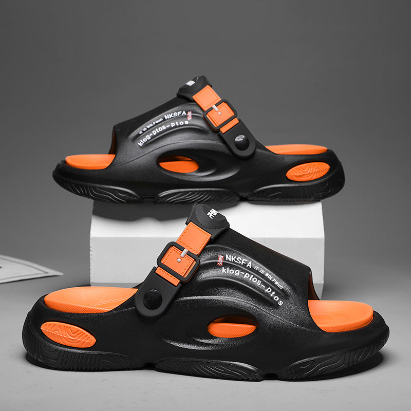🚀2025 neue rutschfeste Herrenpantoffeln für Outdoor und Sport mit doppeltem Verwendungszweck