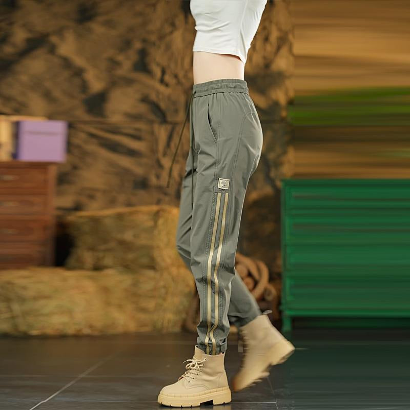 Stilvolle, lässige, atmungsaktive Hose aus Eisseide