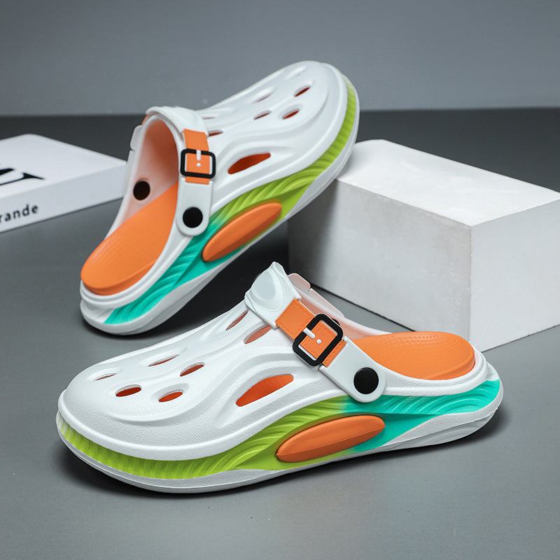 🔥Damen/Herren Sommer Sandalen mit dicken Sohlen, rutschfest