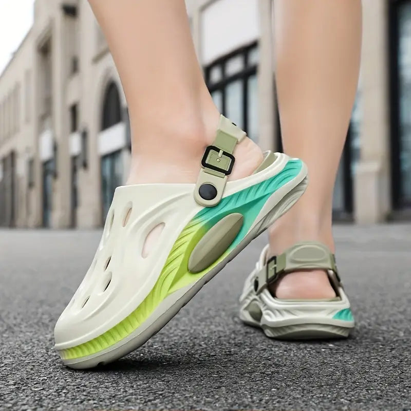 🔥Damen/Herren Sommer Sandalen mit dicken Sohlen, rutschfest