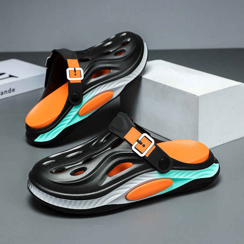 🔥Damen/Herren Sommer Sandalen mit dicken Sohlen, rutschfest