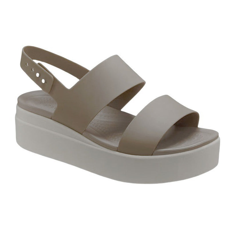 🌟 Damen-Komfortable Flache Plateausandalen☁️👡