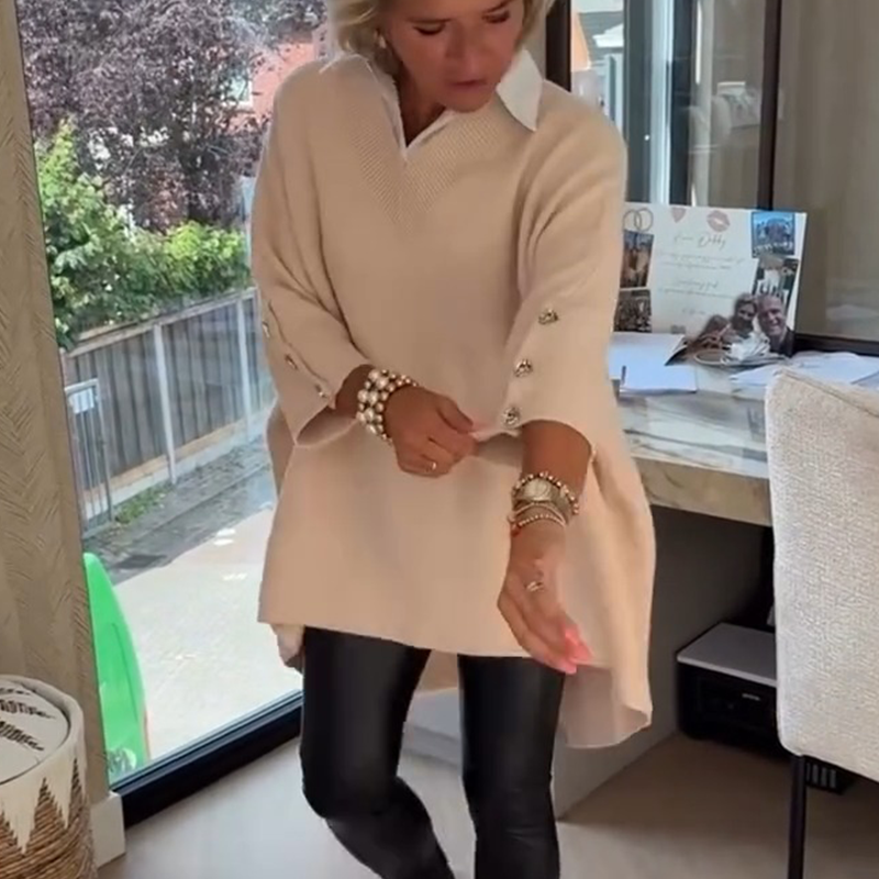 Damen Langarmshirt mit Hemdkragen