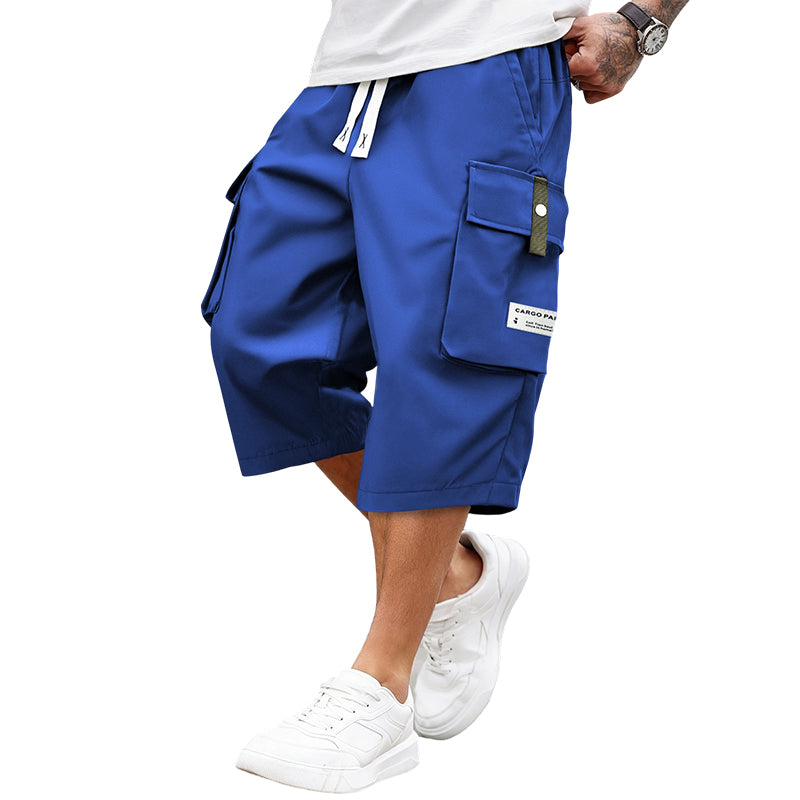 🌞Frühlingserwachen: 50% Rabatt!🚀 Herren Lässige 3/4-Cargo-Hose mit Kordelzug – Praktisch, atmungsaktiv & stylisch für warme Tage
