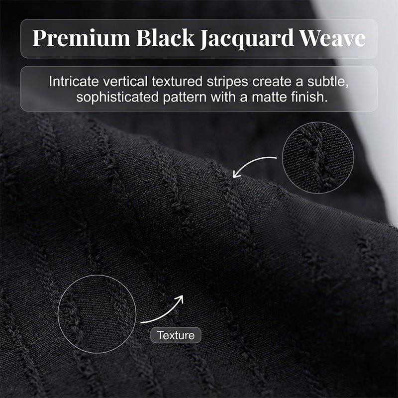 🌞Frühlingserwachen: 50% Rabatt!✨Urban Chic Damen Jacquard Zweiteiler – Puffärmel & Hochtaillierte Shorts, Elegant & Vielseitig für Büro & Abend