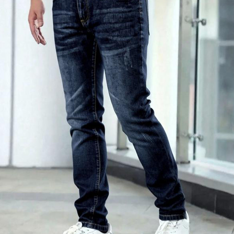 🌞Frühlingserwachen: 50% Rabatt!🔥Die ultimative Komfort-Jeans: Herren Slim-Fit Stretch-Jeans im Vintage-Look