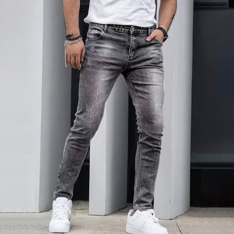 🌞Frühlingserwachen: 50% Rabatt!🔥Die ultimative Komfort-Jeans: Herren Slim-Fit Stretch-Jeans im Vintage-Look