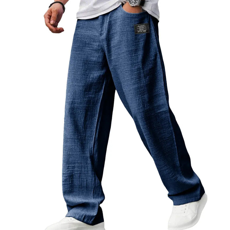 🌞Frühlingserwachen: 50% Rabatt!☁️Sommer-Essential: Atmungsaktive Baumwoll-Leinen-Hose für Herren – Maximaler Komfort & Stil