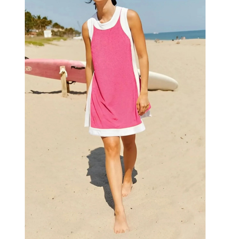 🌞Frühlingserwachen: 50% Rabatt!🔥Sportlicher Zweiteiler "Active Summer": Ärmelloses Kleid & Passende Shorts